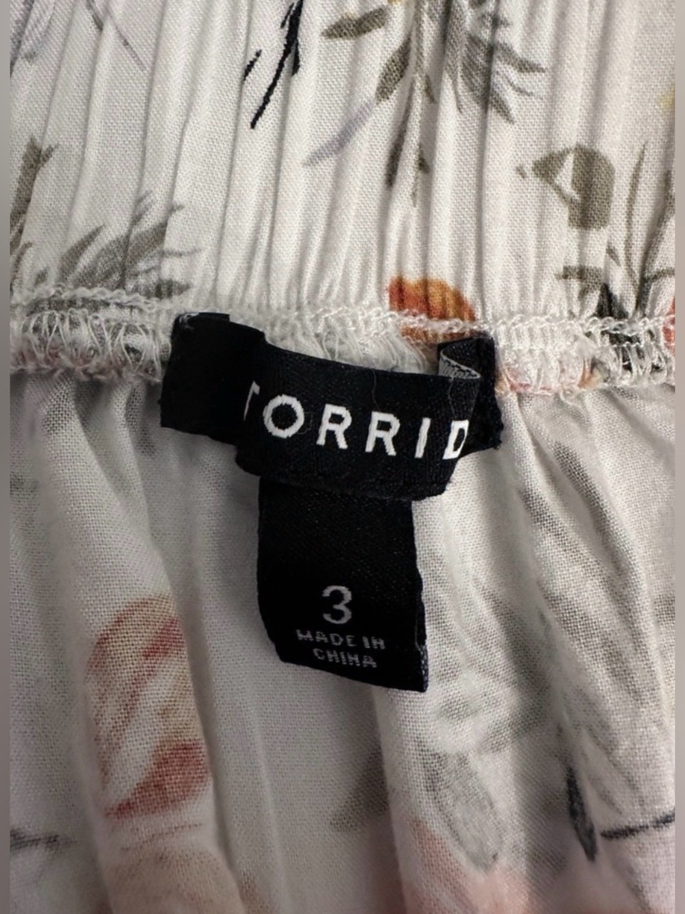 Torrid Floral 🌼 Butterfly 🦋 Print Hi-Low Wrap Skirt | Size 3 (3X) Boho Maxi - Picture 4 of 6